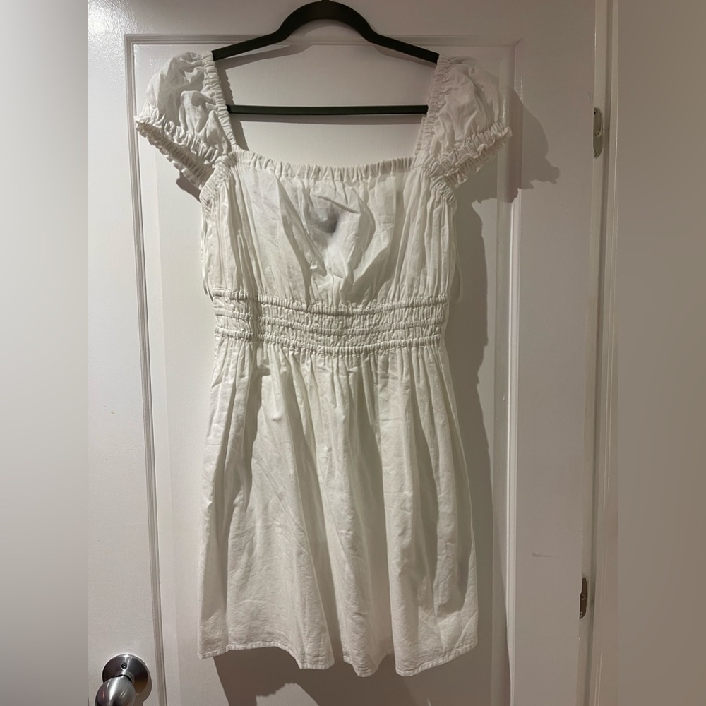 French Connection White Mini Dress - Size: Small